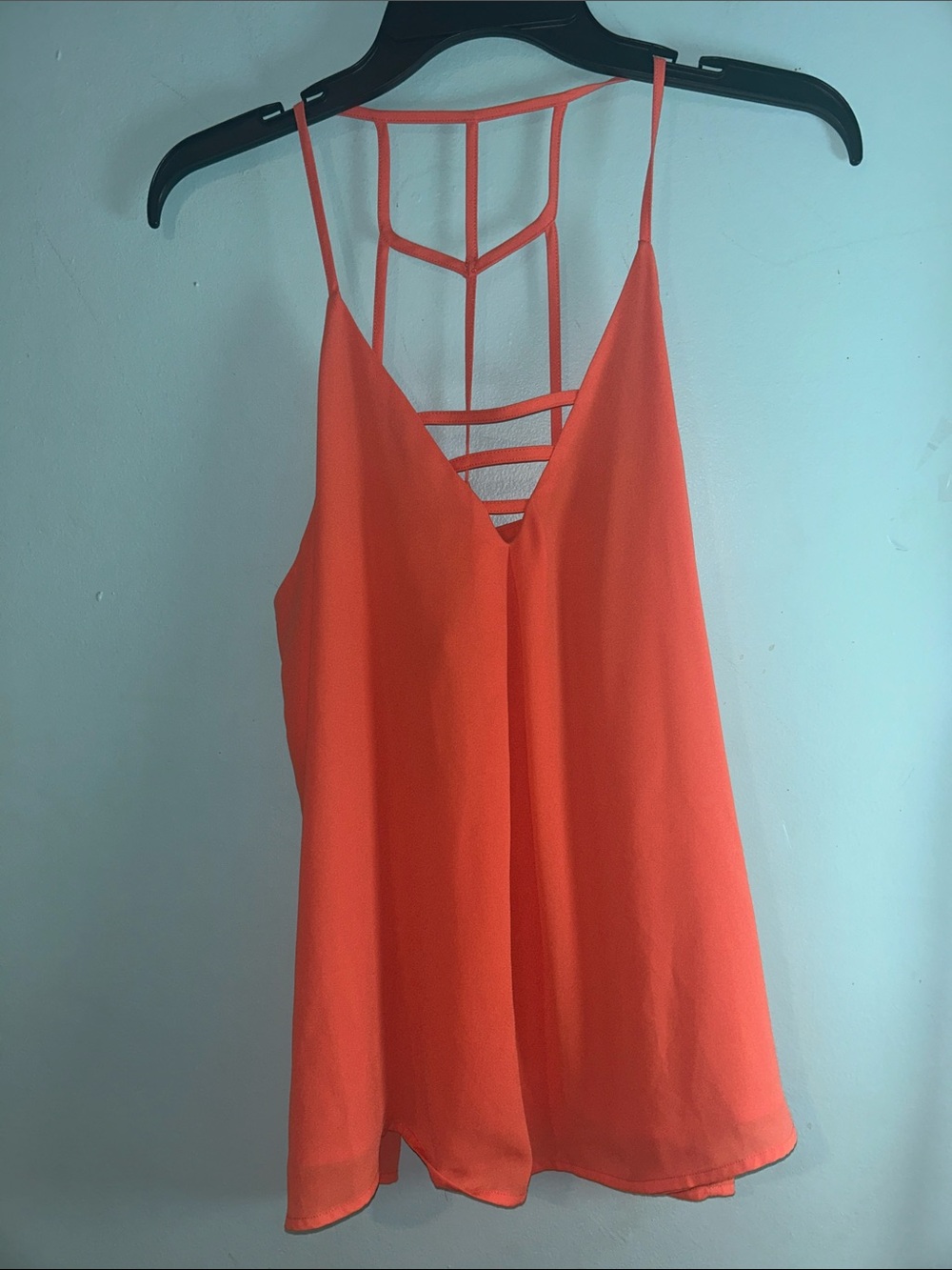 Collective Concepts Coral Strappy V-Back Cami